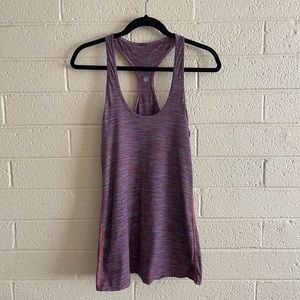 Purple multicolored Workout racer back tank top | lululemon